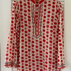 Tory Burch Hedgehog Tunic - Size 12